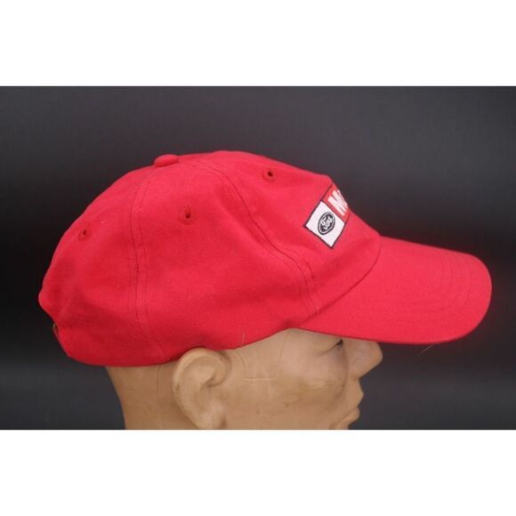Vintage 90's Ford Motorcraft Red Adj Cotton OSFA Ball Cap - Picture 4 of 6